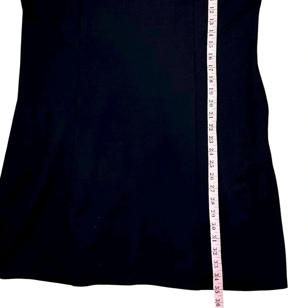 J. Jill Black Ponte 3/4 Sleeve Dress Size L Petite - Picture 12 of 12